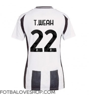 Juventus Timothy Weah #22 Dámské Domácí Dres 2024-25 Krátký Rukáv